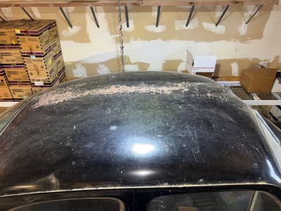 Sale Photo Thumbnail #46: WE HAD A MECHANIC LOOK AT THIS VEHICLE AND
IT DID TURN OVER BUT DID NOT START. 
IT NEEDS A NEW 6 VOLT BATTERY
THERE IS SOME COSMETIC DAMAGE TO THE PAINT ON HOOD AND ROOF. 
THERE IS SOME PITTING ON THE FRONT OF HOOD, NO OTHER BODY DAMAGE SEEN.
NONE OR VERY