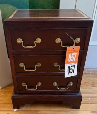 Sale Photo Thumbnail #15: Small Chippendale Style Three Drawer Chest