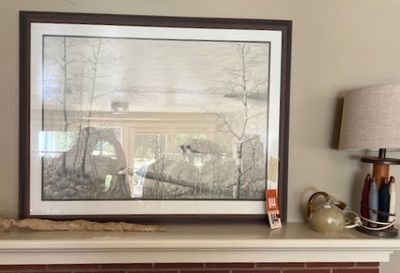 Sale Photo Thumbnail #39: Pencil Drawing of Ducks Signed Robert Doucette