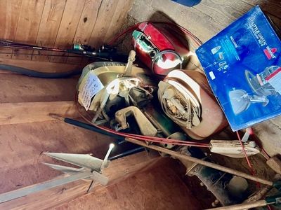 Sale Photo Thumbnail #30: Outboard Johnson Motor With Two Tanks and Controller