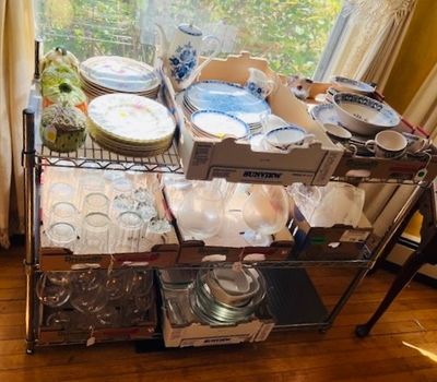 Sale Photo Thumbnail #23: Crystal and Decanters