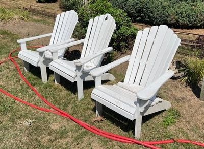 Sale Photo Thumbnail #59: Three Adirondack Chairs