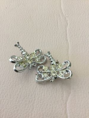 Vintage, silver, toned butterfly, critter bugs, brooches/pins