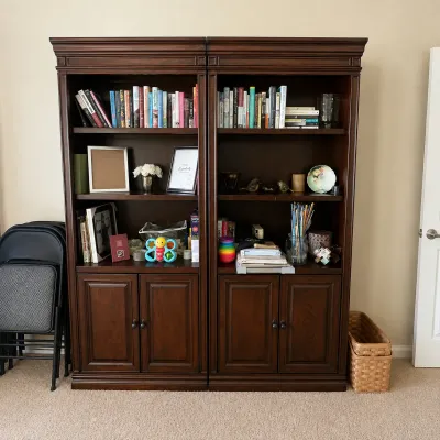 F bookshelves