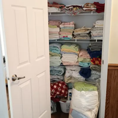 LOT 113: Large Closet Lot - Towels, Bed Linens & More