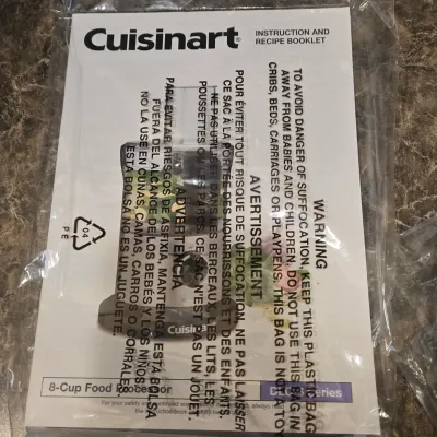 LOT 95: Cuisinart Food Processor and Compact Countertop Toaster Oven