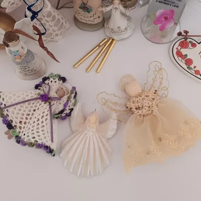 LOT 117: Large Collection of Angel Decor & More