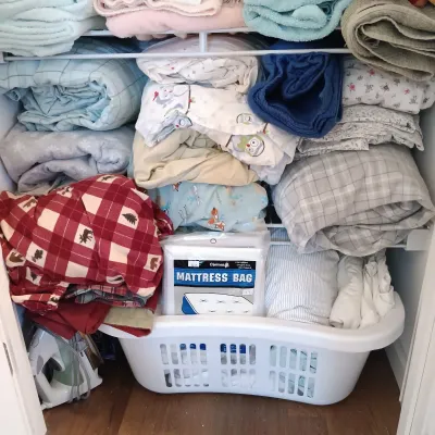 LOT 113: Large Closet Lot - Towels, Bed Linens & More