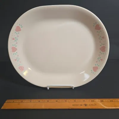 LOT 33: Vintage Corelle Tableware in "Forever Yours" and "Country Violets" Patterns