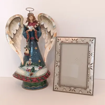 LOT 117: Large Collection of Angel Decor & More