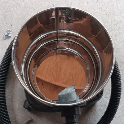 LOT 128: Garage Finds - 5 Gallon Shop Vac with an Assortment of Tools