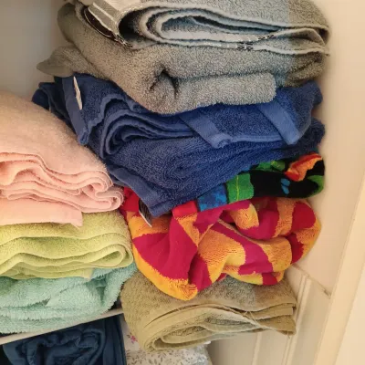 LOT 113: Large Closet Lot - Towels, Bed Linens & More