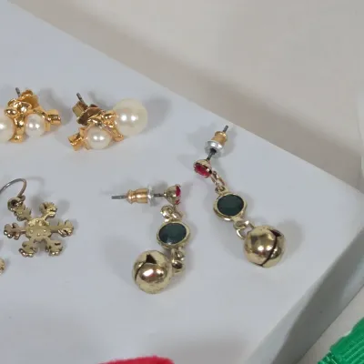 LOT 99: Fun, Holiday Earrings, Pins, and More