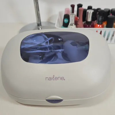 LOT 106: Manicure Kit, Nail Drills, Polishes, Makeup Brushes, Magnifying Mirror, and More