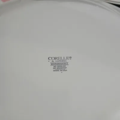 LOT 33: Vintage Corelle Tableware in "Forever Yours" and "Country Violets" Patterns