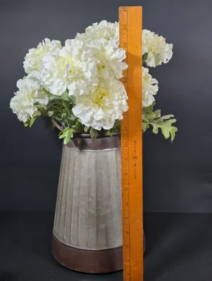 LOT 92: Home Decor Including Botanical Print Signed by Artist C. L. Britzke-Neil, Hand-crafted Stoneware Bowls, Pitcher, & Lidded...