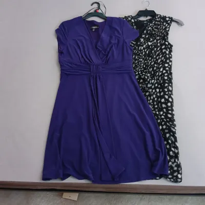 LOT 123: Sakroots Purse with Women's Dresses and Fashion Tops Sizes Large, 12 & 14