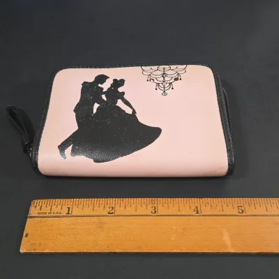 LOT 97: Sorcerer Mickey Mouse "Where Magic Lives" Snow Globe Figurine, Cinderella Wallet, Teapot for One Set, Picture Frame,...