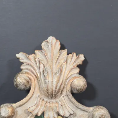LOT 85: Ornate Wall Mirror, Handmade Hanging Ornament, Clear Glass Dragon & Turtle, Miniature Ceramic Dog, 2 Traditional Wooden Dala...