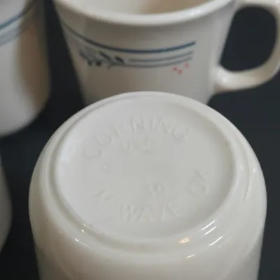 LOT 33: Vintage Corelle Tableware in "Forever Yours" and "Country Violets" Patterns