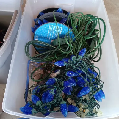 LOT 58: Garage Finds - Large Collection of Holiday Lighting