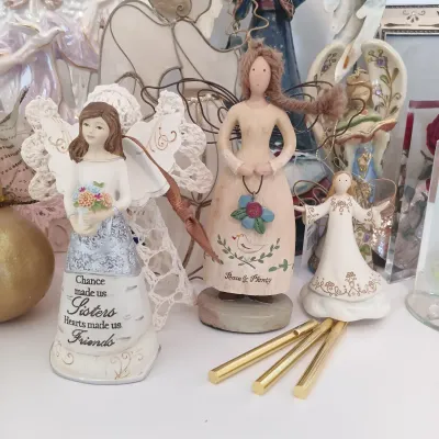 LOT 117: Large Collection of Angel Decor & More