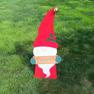 LOT 63: Assortment of Christmas Lawn Decorations Including Rope Light Christmas Trees, Candy Cane Lights. Snowflake Wind Spinner, Red...