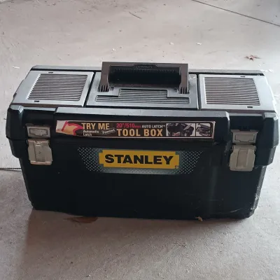 LOT 128: Garage Finds - 5 Gallon Shop Vac with an Assortment of Tools