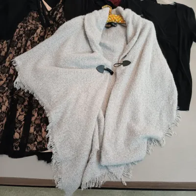 LOT 123: Sakroots Purse with Women's Dresses and Fashion Tops Sizes Large, 12 & 14