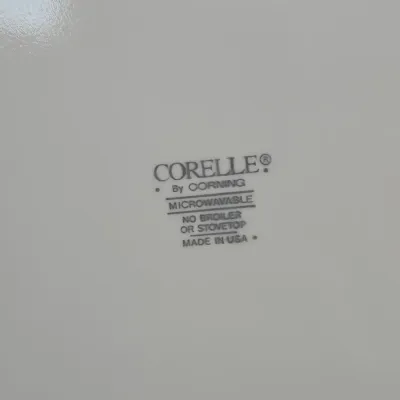 LOT 33: Vintage Corelle Tableware in "Forever Yours" and "Country Violets" Patterns