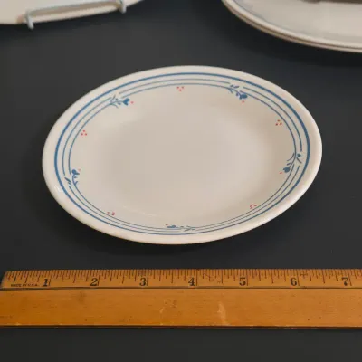 LOT 33: Vintage Corelle Tableware in "Forever Yours" and "Country Violets" Patterns