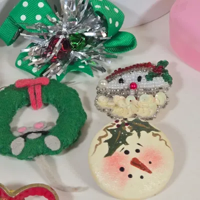 LOT 99: Fun, Holiday Earrings, Pins, and More