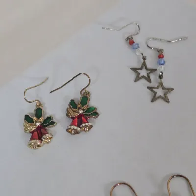 LOT 99: Fun, Holiday Earrings, Pins, and More