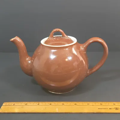 LOT 49: Vintage Sarma Studios Teapot and 2 Hall China Teapots