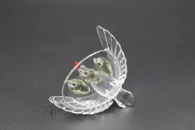 Swarovski Crystal Swan Family with Three Cygnets