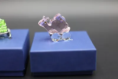 Swarovski Crystal Little Companions Crocodile & Camel with Boxes