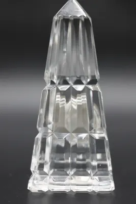 Waterford Crystal Obelisk Desk Clock