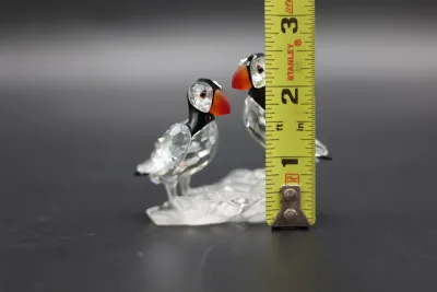Swarovski Crystal Puffins Bird Figurine