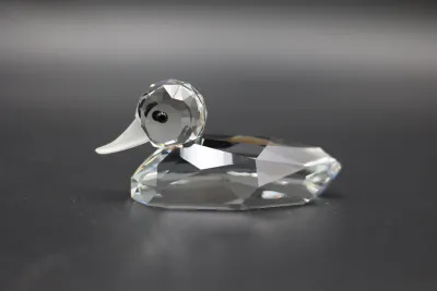 Vintage Swarovski Crystal Duck Figurine