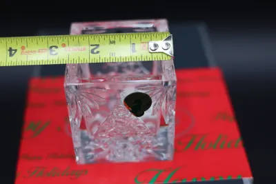 Waterford Crystal Happy Holidays Christmas Tree Votive