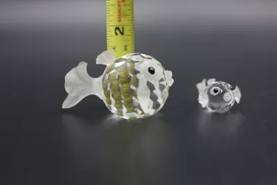 Swarovski Crystal South Sea Blowfish Figurines – Pair