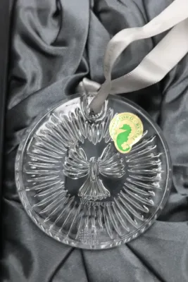 Waterford Crystal Times Square Christmas Disc Ornaments