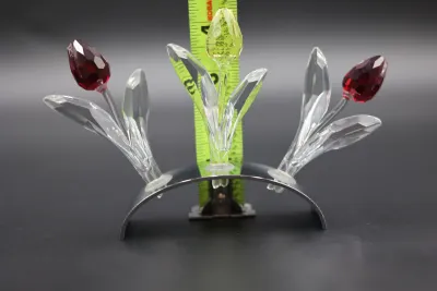 Swarovski Crystal SCS Tulip Trio with Display Stand