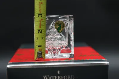 Waterford Crystal Happy Holidays Christmas Tree Votive