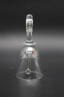 Swarovski Solaris Crystal Bell with Multicolor Accents