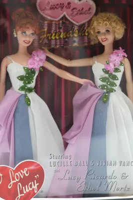I Love Lucy Lucy & Ethel Buy the Same Dress Doll Set