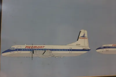 1982 Signed Limited Edition Piedmont Airlines Aircraft Fleet Print 204/500