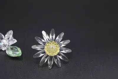 Swarovski Crystal Jasmine & Daisy Flower Figurines