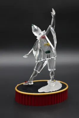 Swarovski SCS Harlequin Masquerade Crystal Figurine with Display Stand