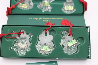 Marquis by Waterford 12 Days of Christmas Crystal Ornaments